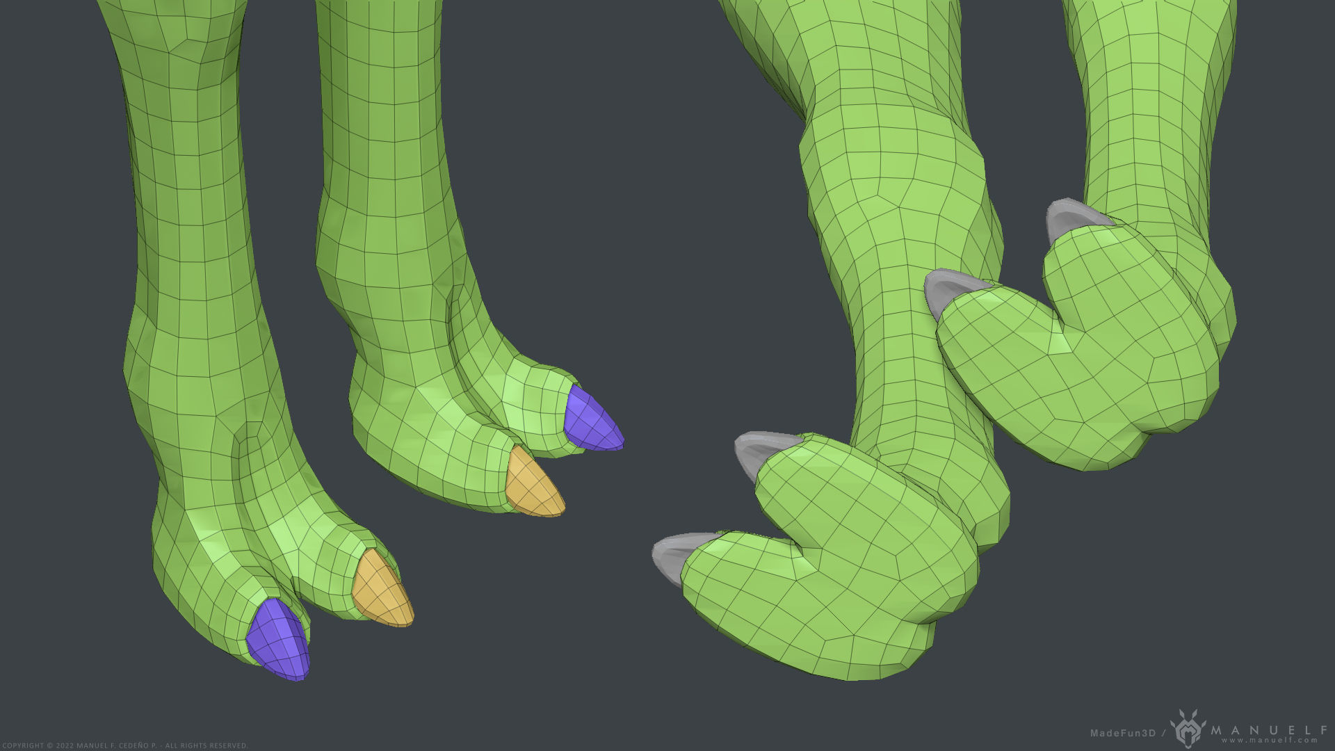 Llama - Highpoly Sculpture 3D model_20