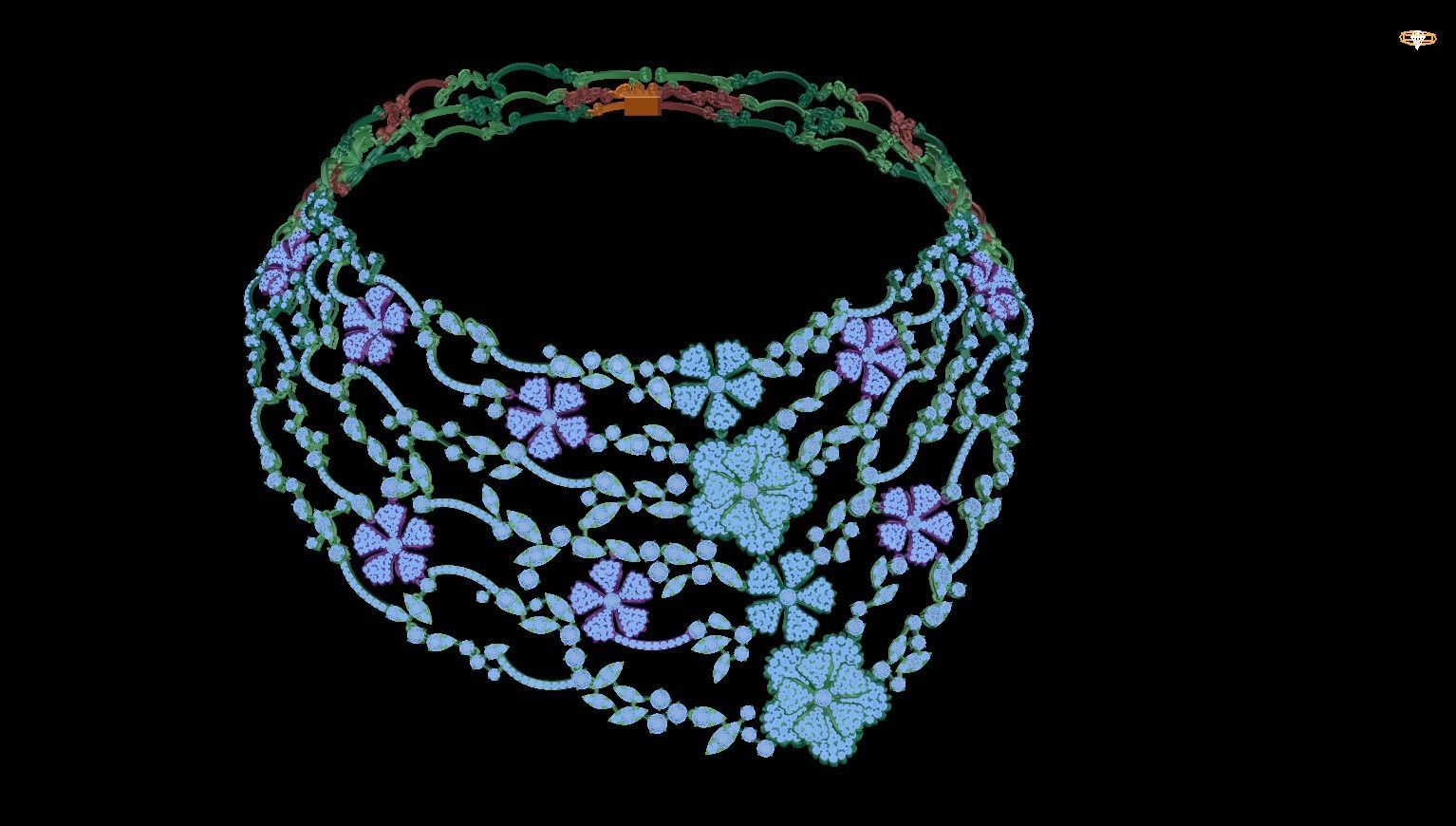 10  model  neckclace 3D print model_2