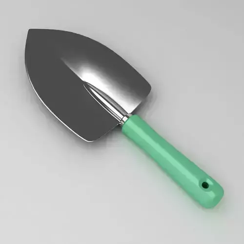 Garden trowel 3d model 