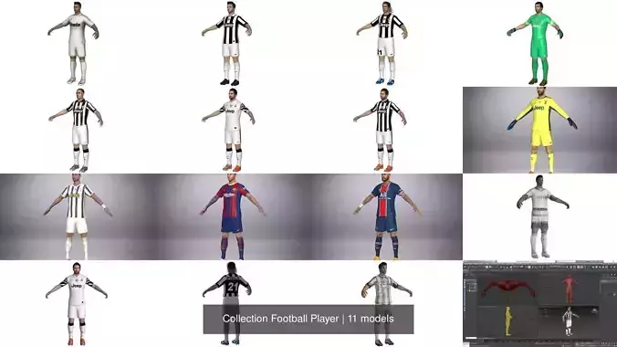 Collection Football Player