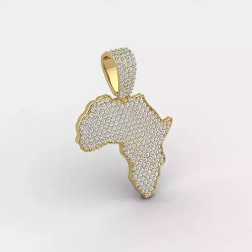 Map Pendent 3d Model Render Detail 