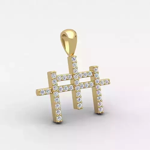 Fancy Pendent 3dm and Render Detail 