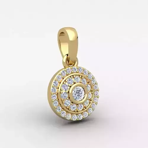 small Pendent 3dm and Render Detail 3D print model