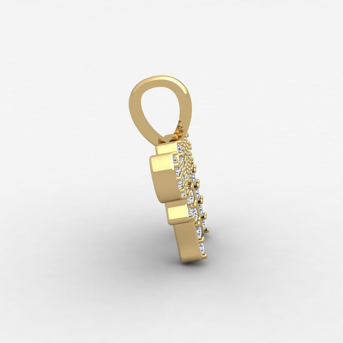 Fancy Pendent 3dm and Render Detail 3D print model_4