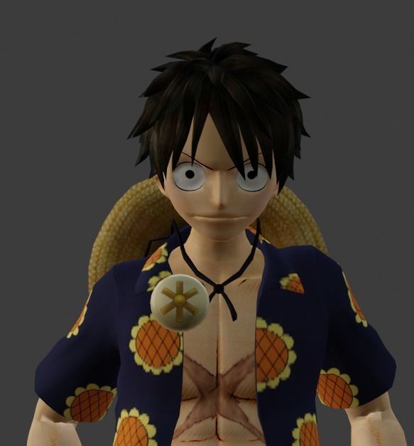 Luffy vs Doflamingo Diorama 3D print model_15