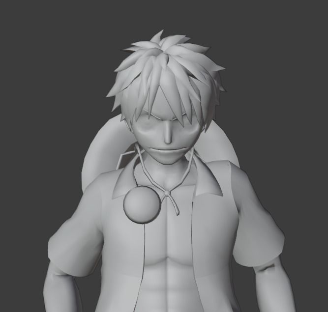 Luffy vs Doflamingo Diorama 3D print model_16