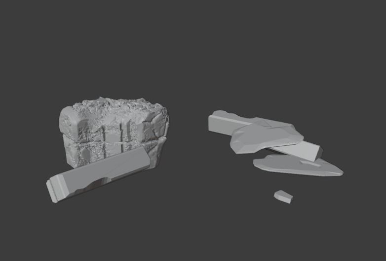 Luffy vs Doflamingo Diorama 3D print model_24