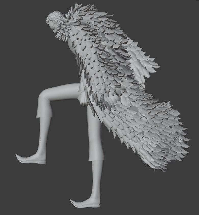 Luffy vs Doflamingo Diorama 3D print model_8