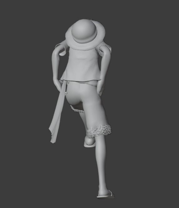 Luffy vs Doflamingo Diorama 3D print model_14