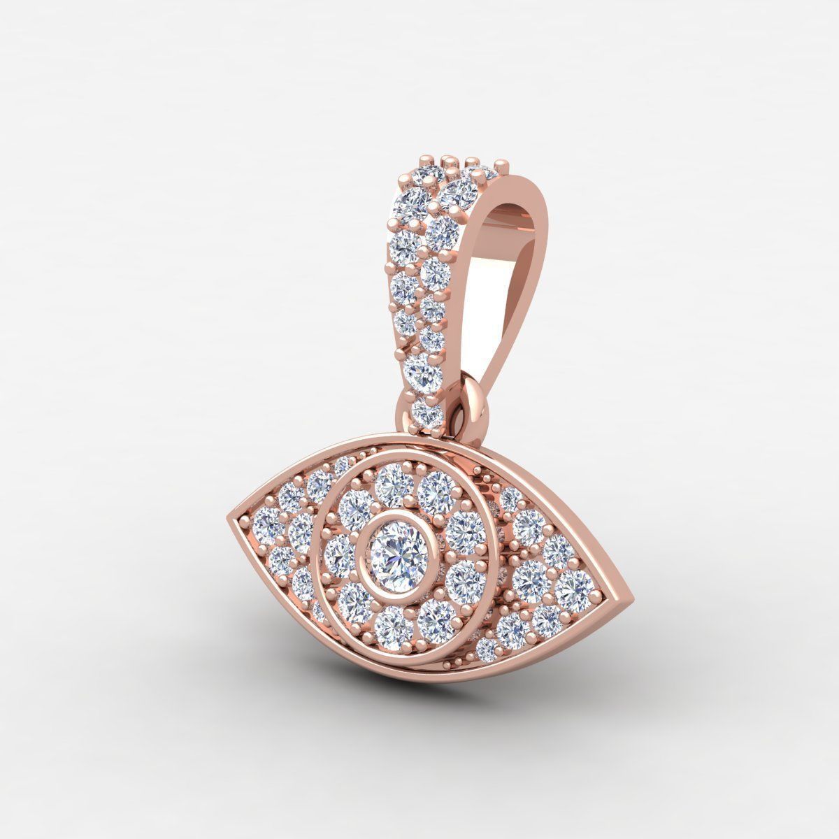 Eye Pendent 3d Model and Render Detail 3D print model_10