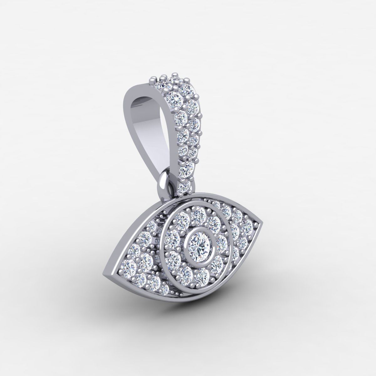 Eye Pendent 3d Model and Render Detail 3D print model_8