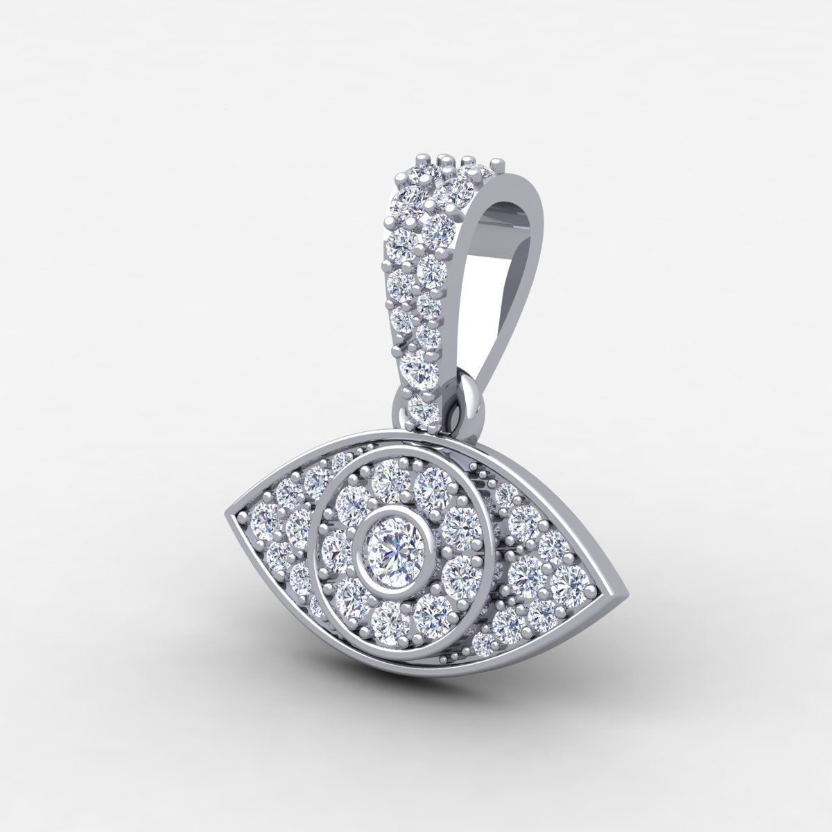 Eye Pendent 3d Model and Render Detail 3D print model_11