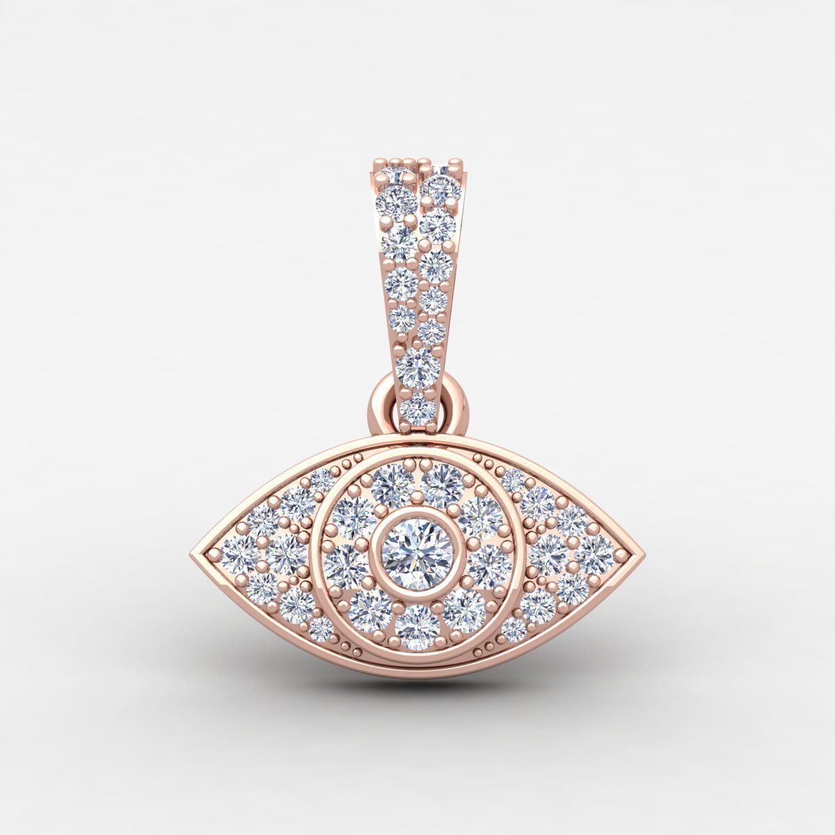 Eye Pendent 3d Model and Render Detail 3D print model_7