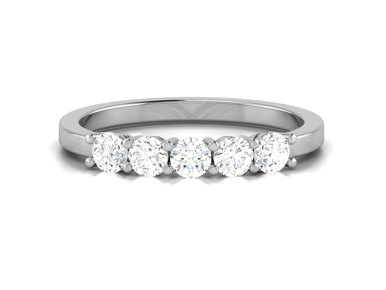 Solitaire Wedding Engagement Ring 3dm STl OBJ FBX Render Details 3D print model_3