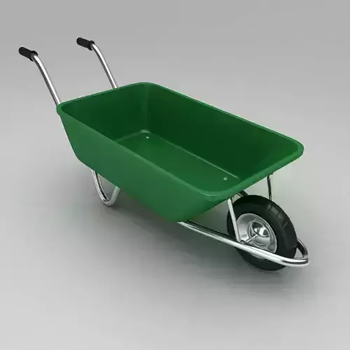 Garden wheel barrow 3d model 