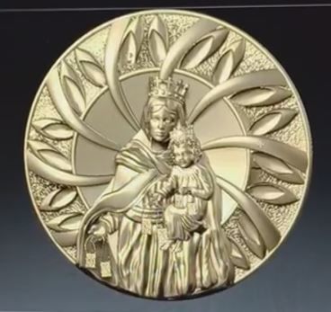 Holy Family Pendant 3D print model 3D print model_12