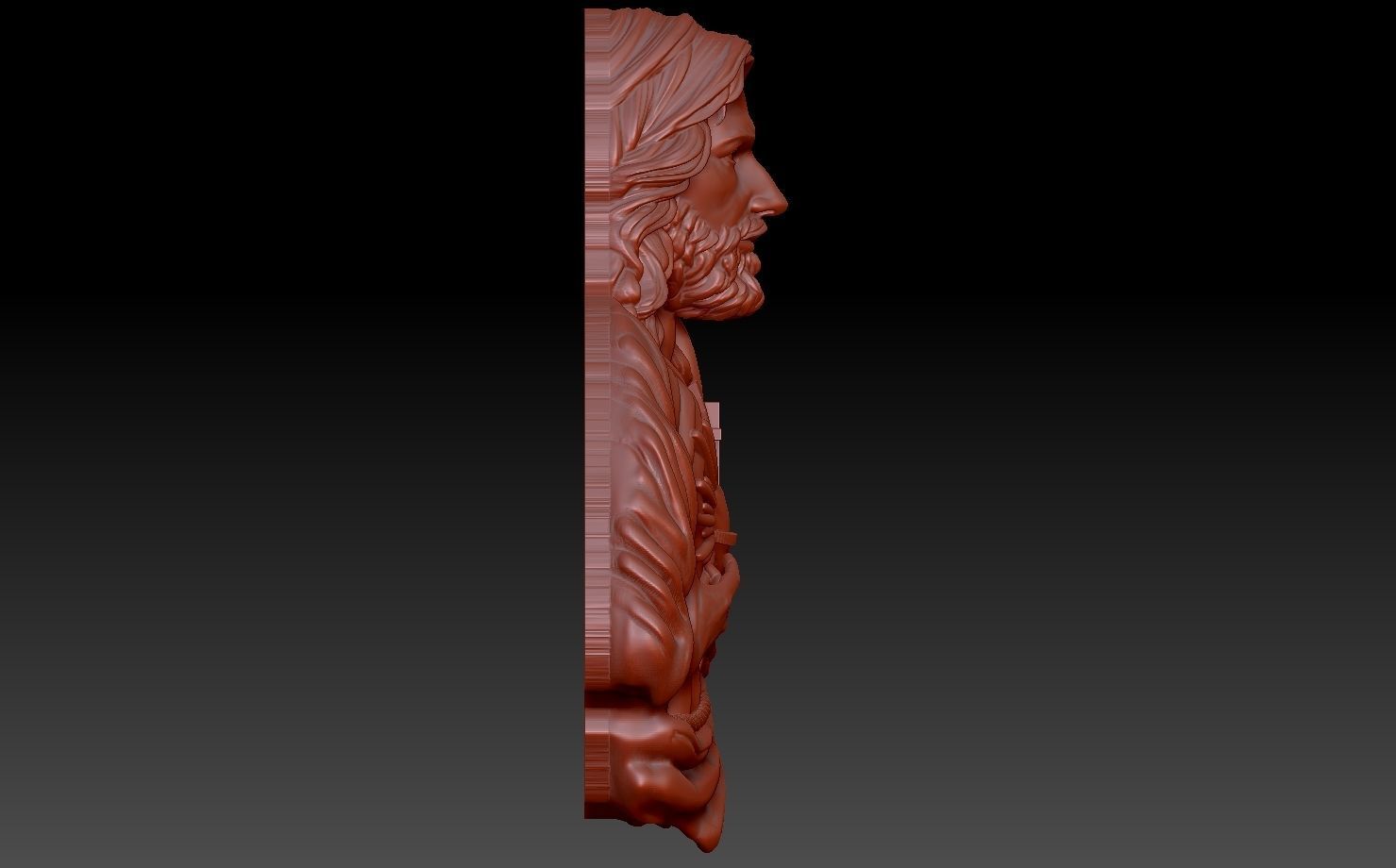 Holy Family Pendant 3D print model 3D print model_10