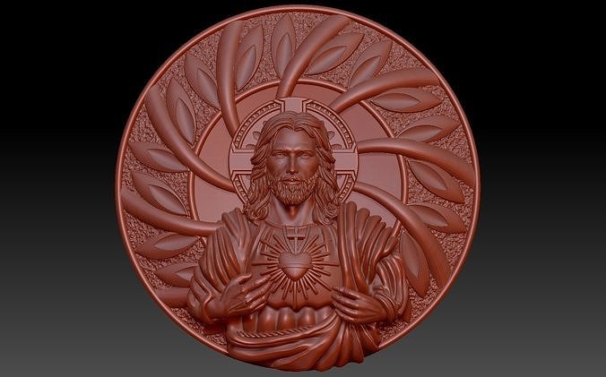 Holy Family Pendant 3D print model 3D print model