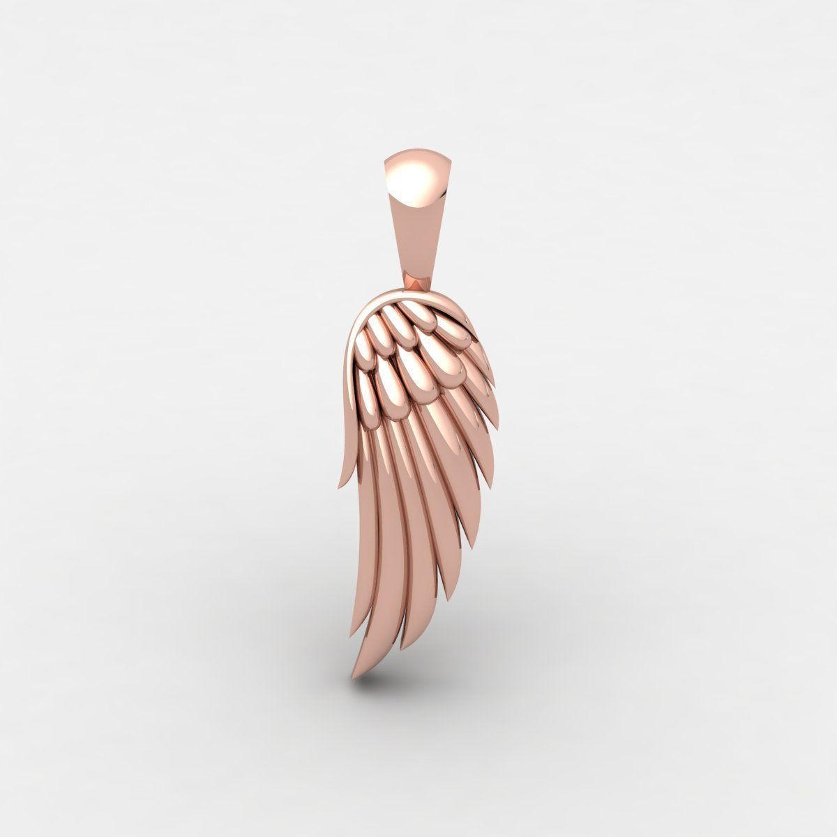 Small Wing Pendent 3d Model And Render Detail Free 3D print model_8