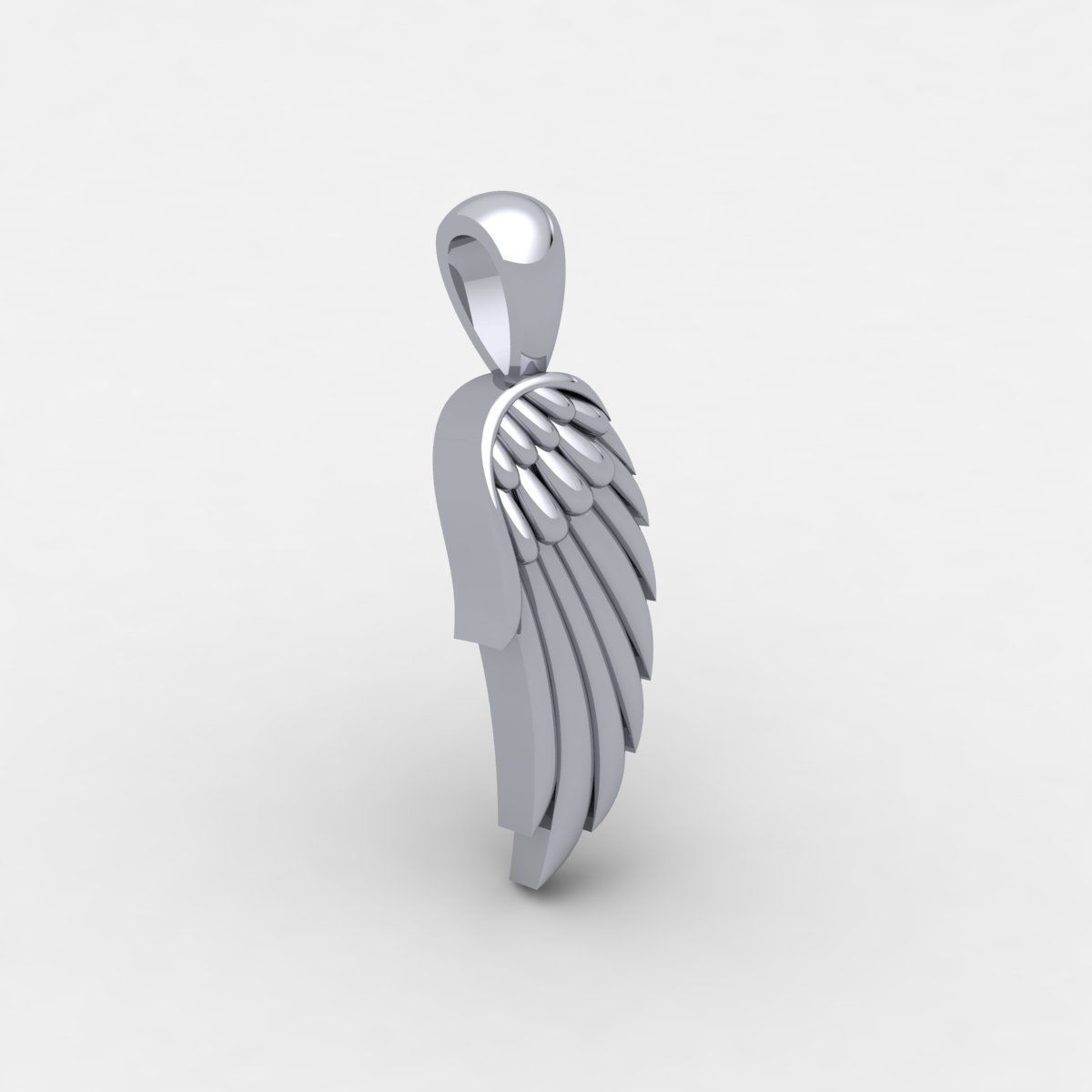 Small Wing Pendent 3d Model And Render Detail Free 3D print model_11