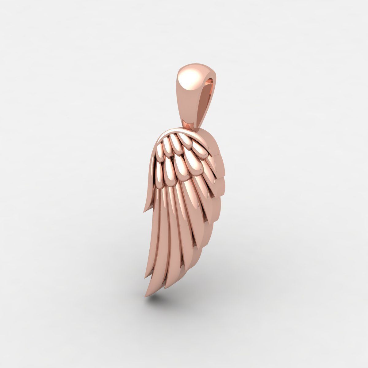 Small Wing Pendent 3d Model And Render Detail Free 3D print model_3