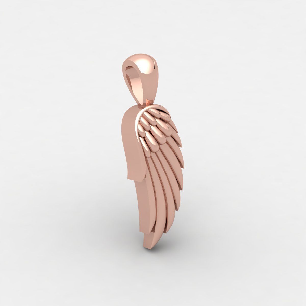 Small Wing Pendent 3d Model And Render Detail Free 3D print model_2