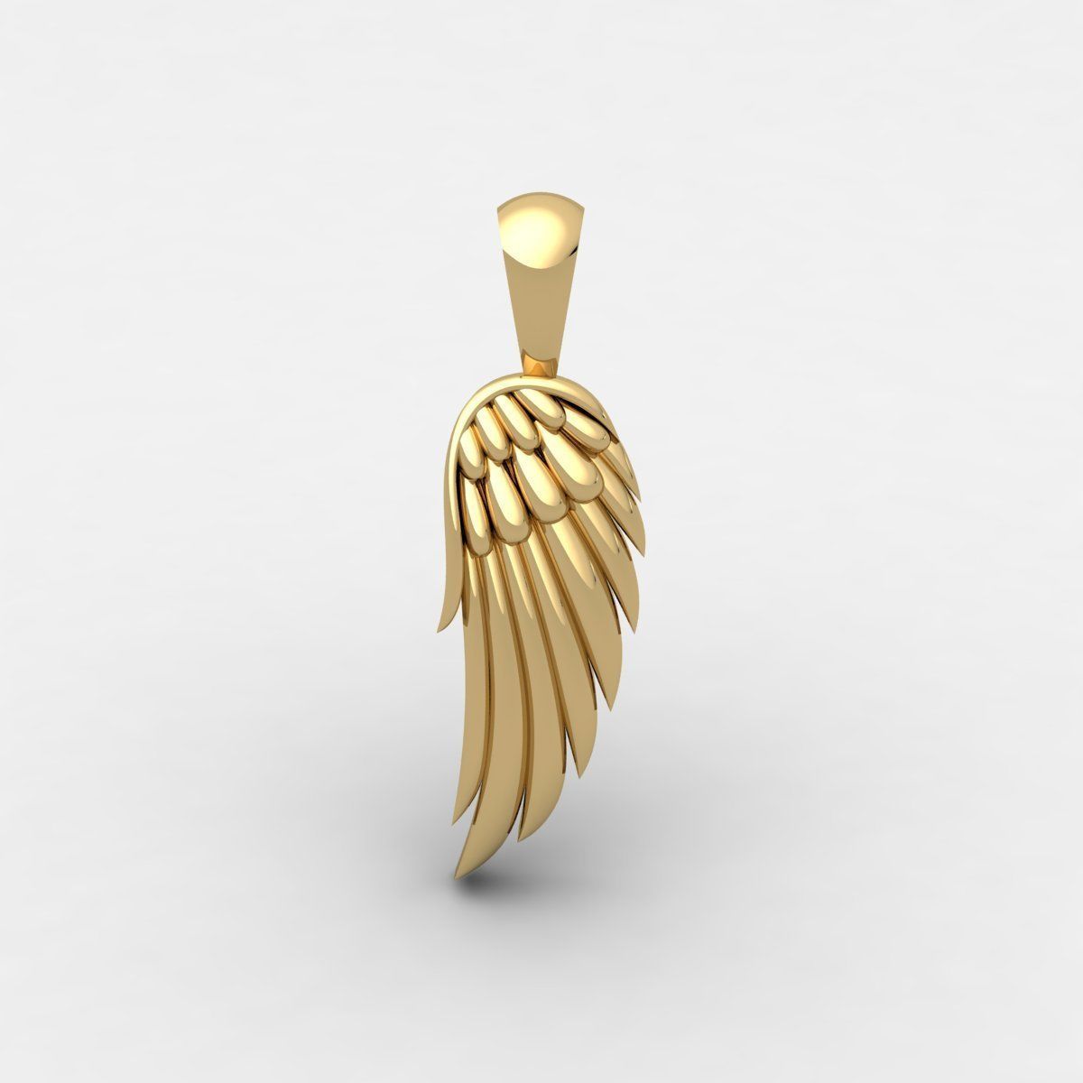 Small Wing Pendent 3d Model And Render Detail Free 3D print model_7