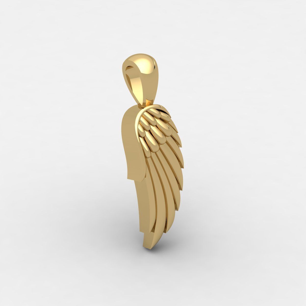 Small Wing Pendent 3d Model And Render Detail Free 3D print model_10