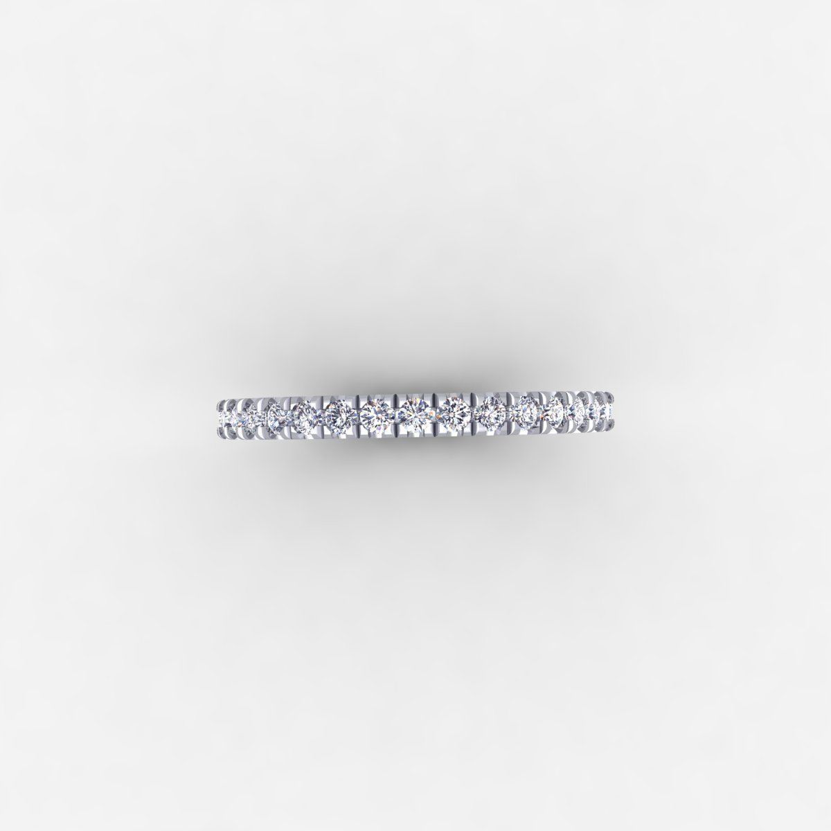 Micro Cut Eternity Band Ring 3d Model and Render Detail  3D print model_8