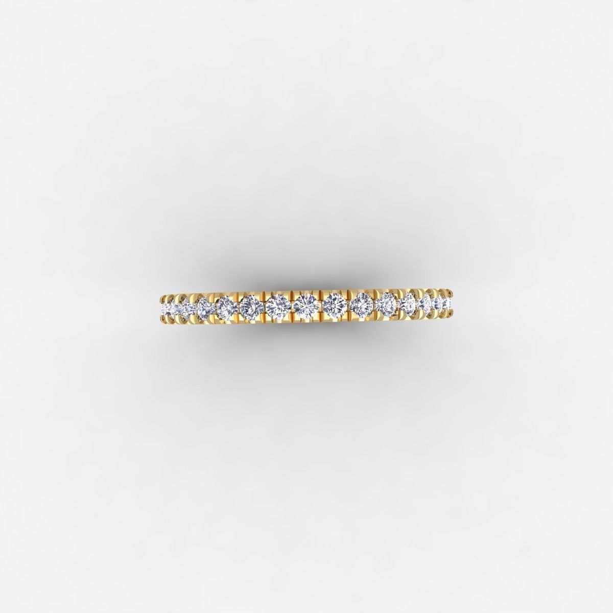 Micro Cut Eternity Band Ring 3d Model and Render Detail  3D print model_6