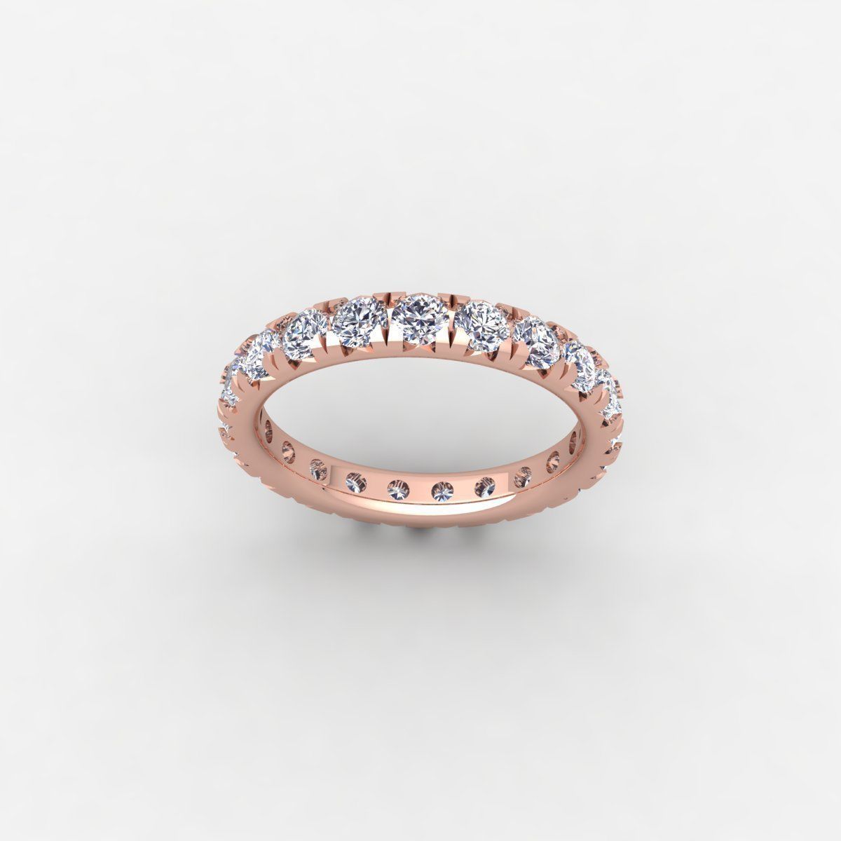 Eternity Band Ring 3d Model and Render Detail 3D print model_4