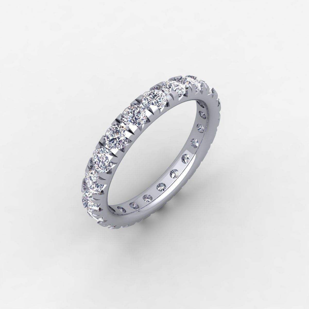 Eternity Band Ring 3d Model and Render Detail 3D print model_10