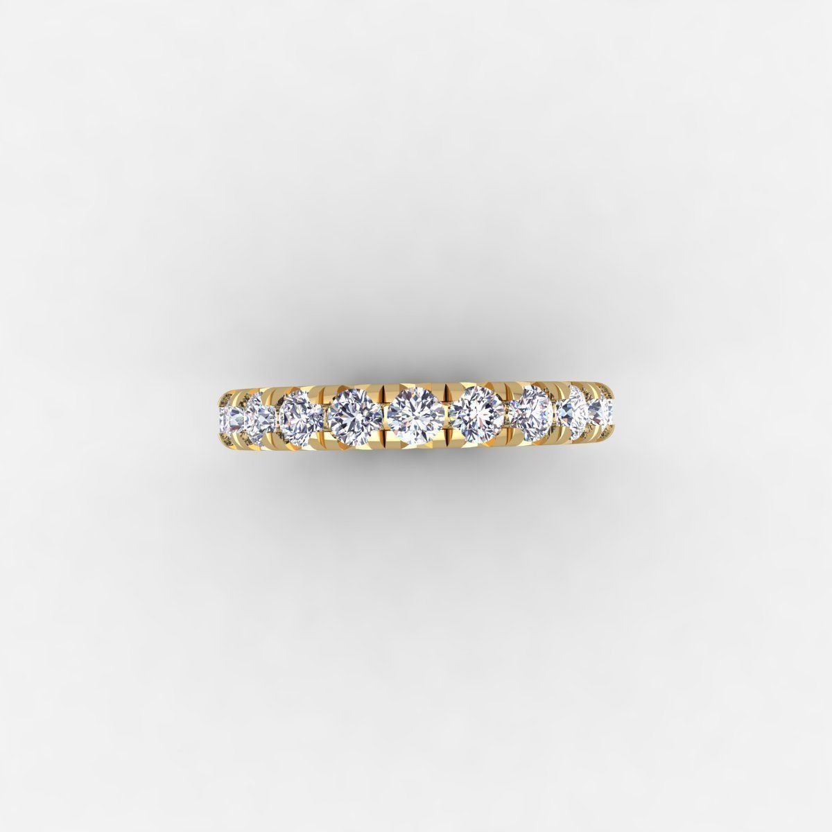 Eternity Band Ring 3d Model and Render Detail 3D print model_7