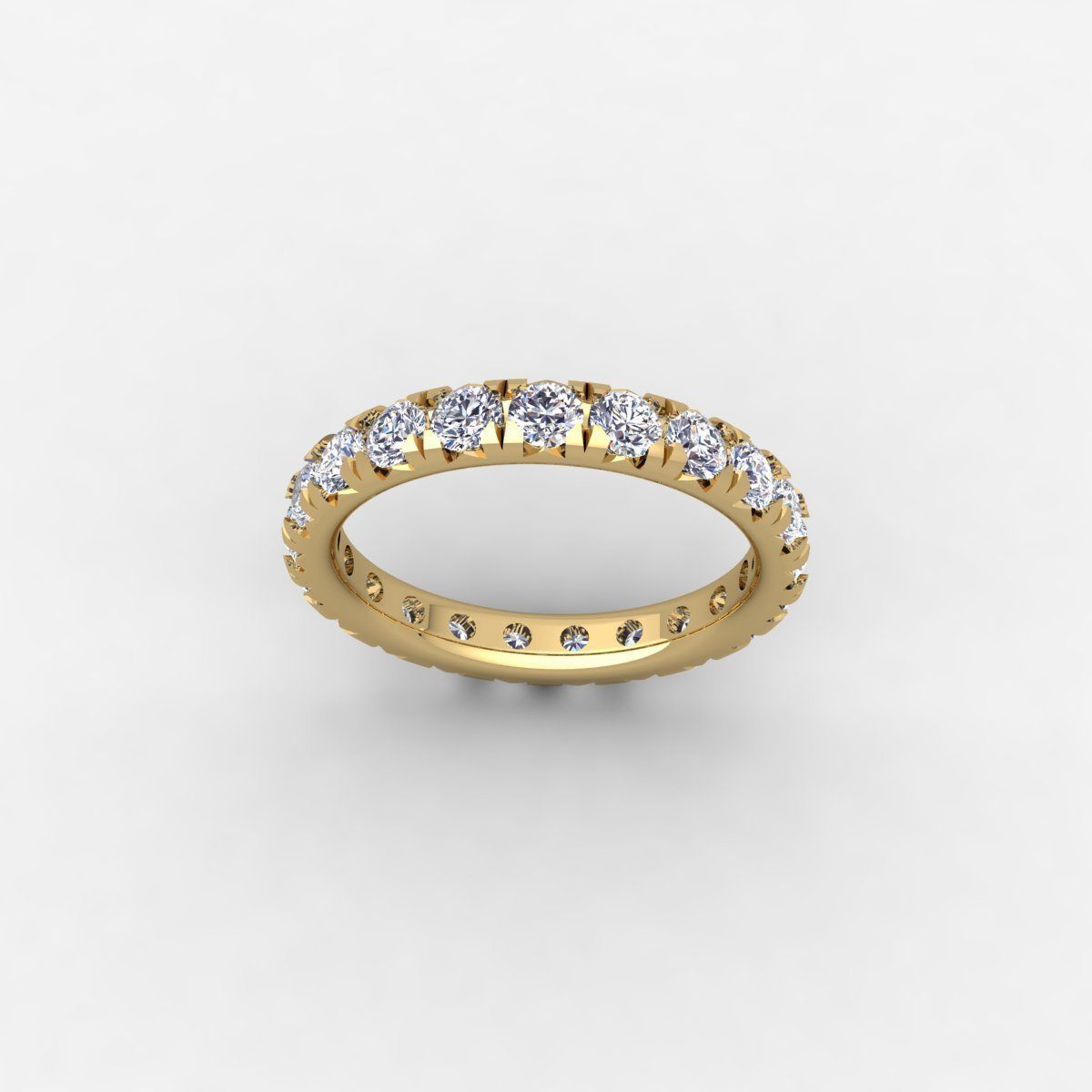 Eternity Band Ring 3d Model and Render Detail 3D print model_3