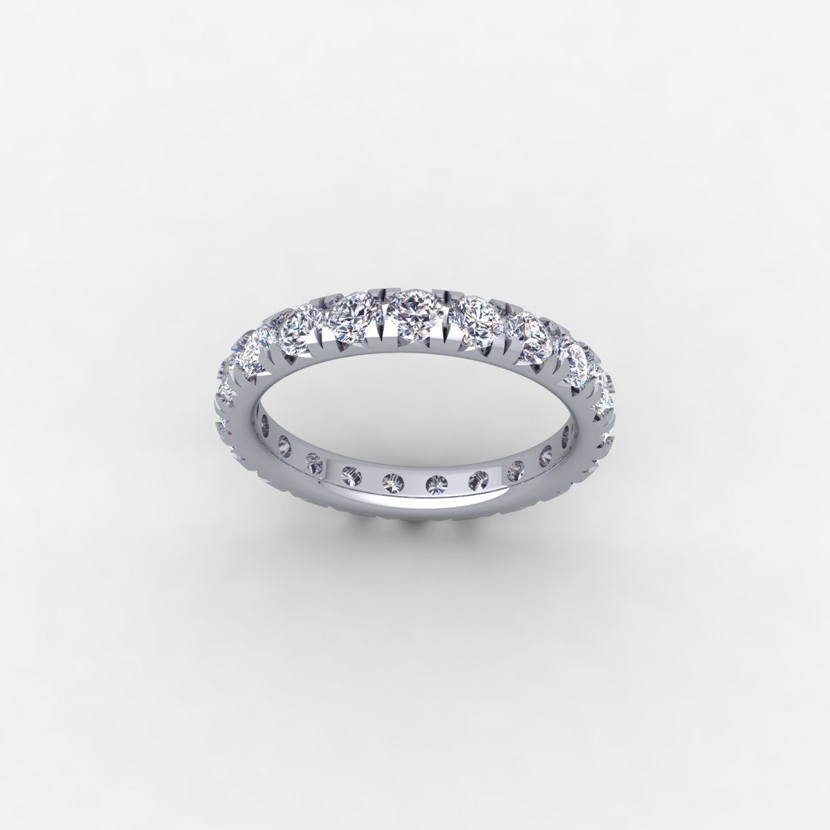 Eternity Band Ring 3d Model and Render Detail 3D print model_5