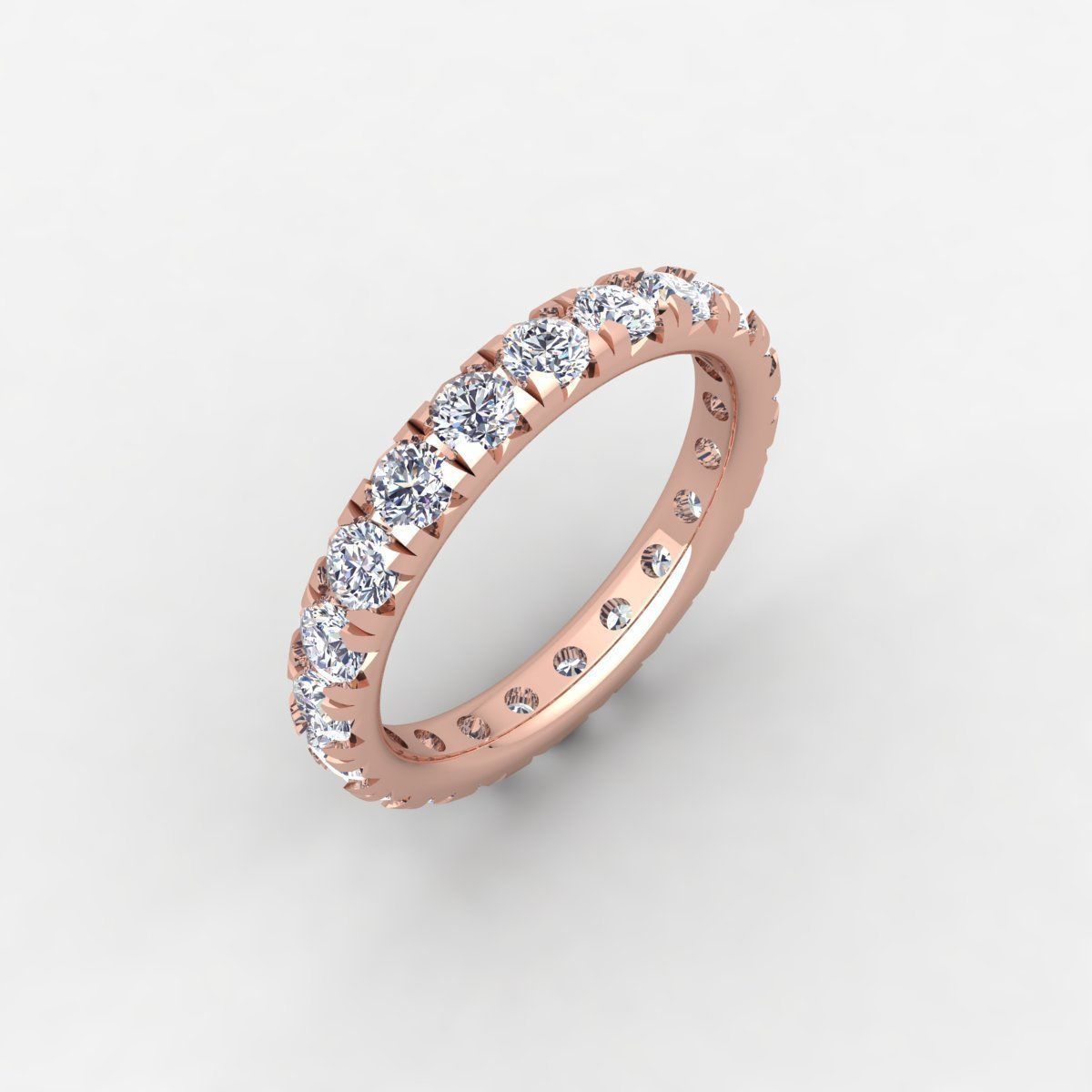 Eternity Band Ring 3d Model and Render Detail 3D print model_1