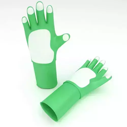 Gardening gloves 3d model