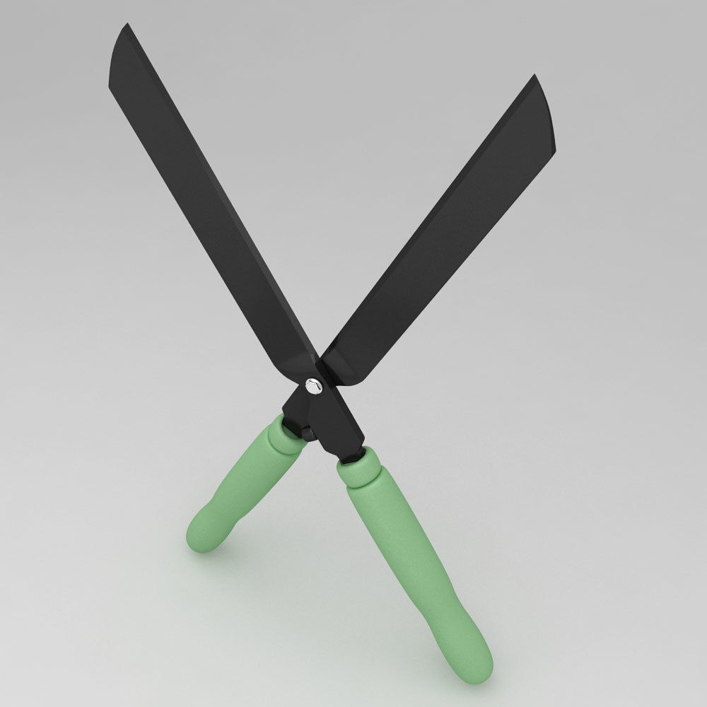 Gardening pruning shears 3d model 3D model_6