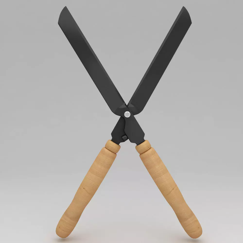 Gardening pruning shears 3d model 3D model_0