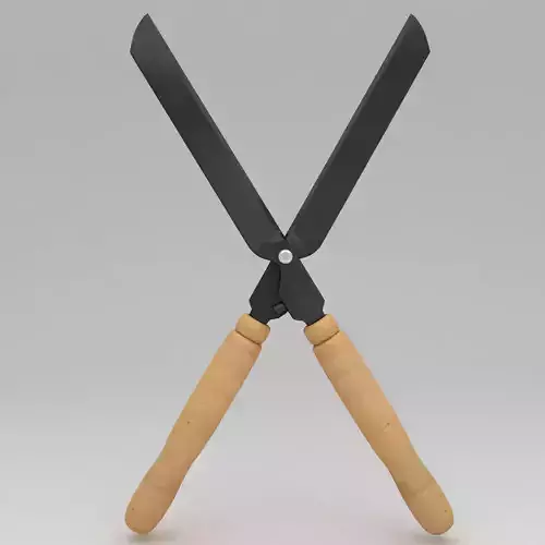 Gardening pruning shears 3d model