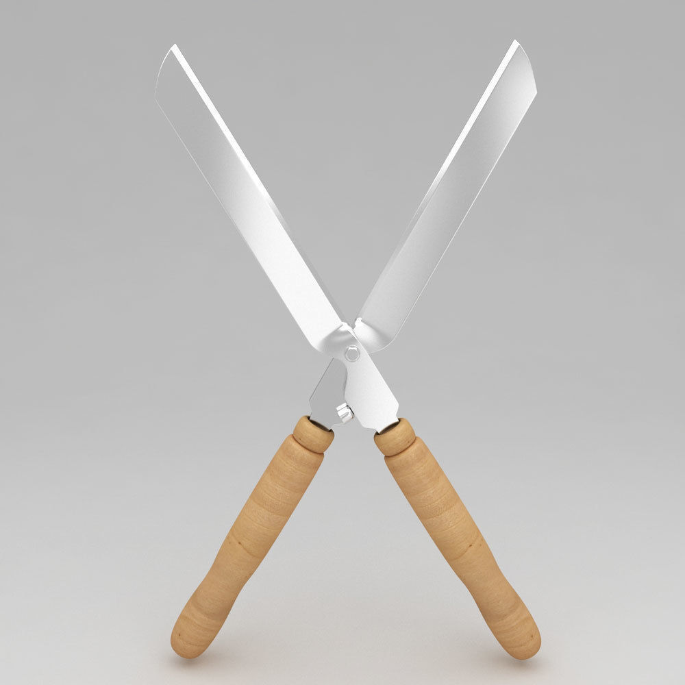 Gardening pruning shears 3d model 3D model_3