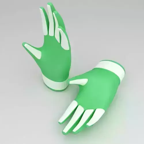Gardening gloves 3d model