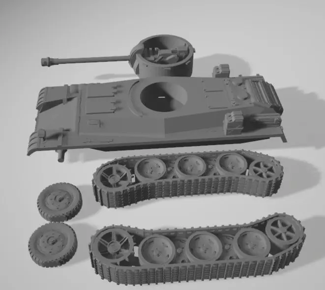 Panzer-Selbstfahrlafette II Hornisse 3D print model_0