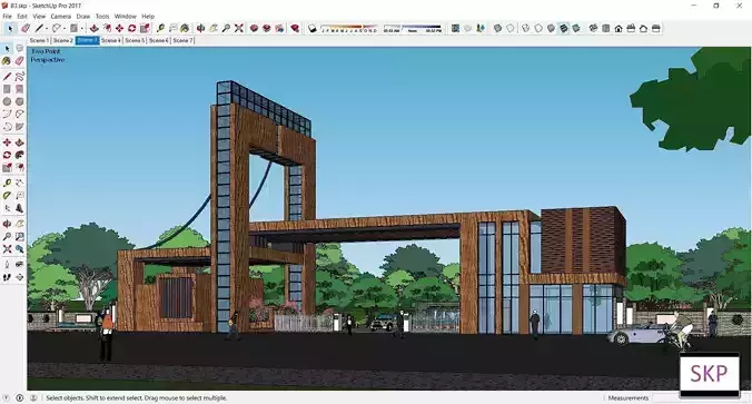 Sketchup Entrance B3
