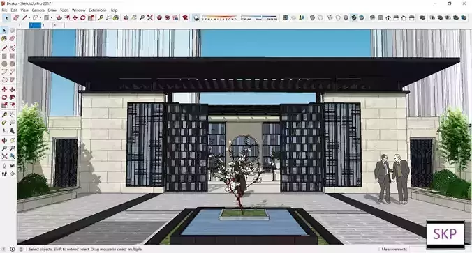 Sketchup Entrance B4