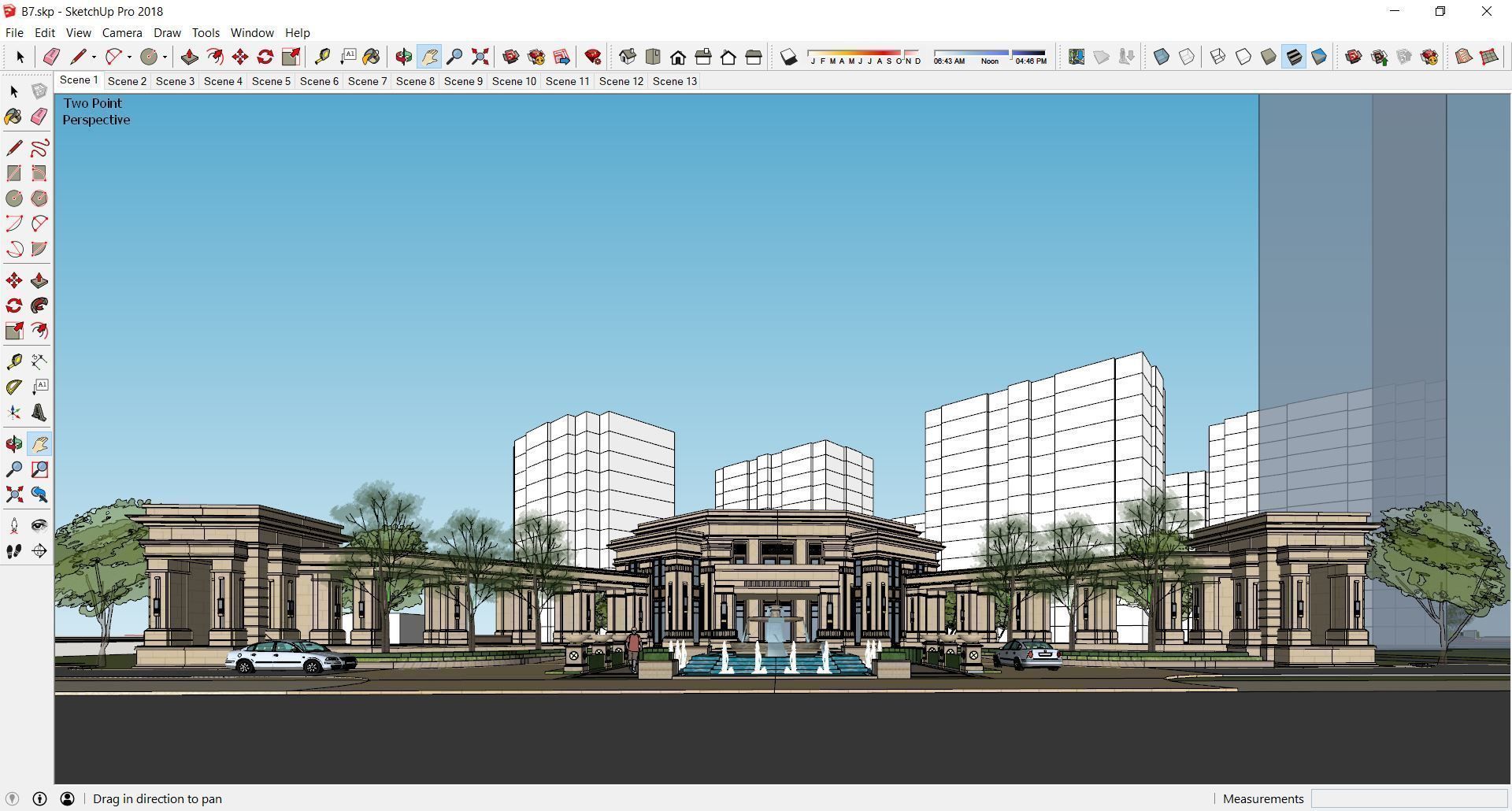 Sketchup Entrance B7 3D model_1