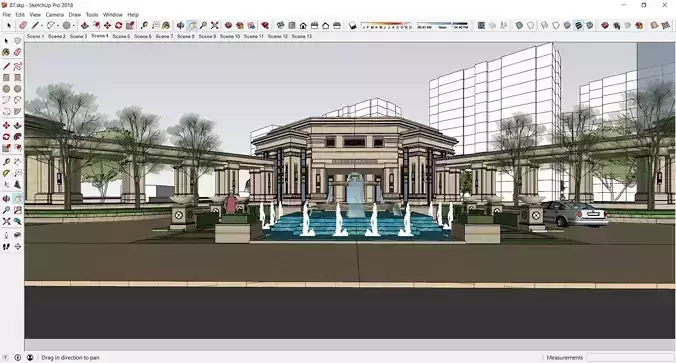 Sketchup Entrance B7