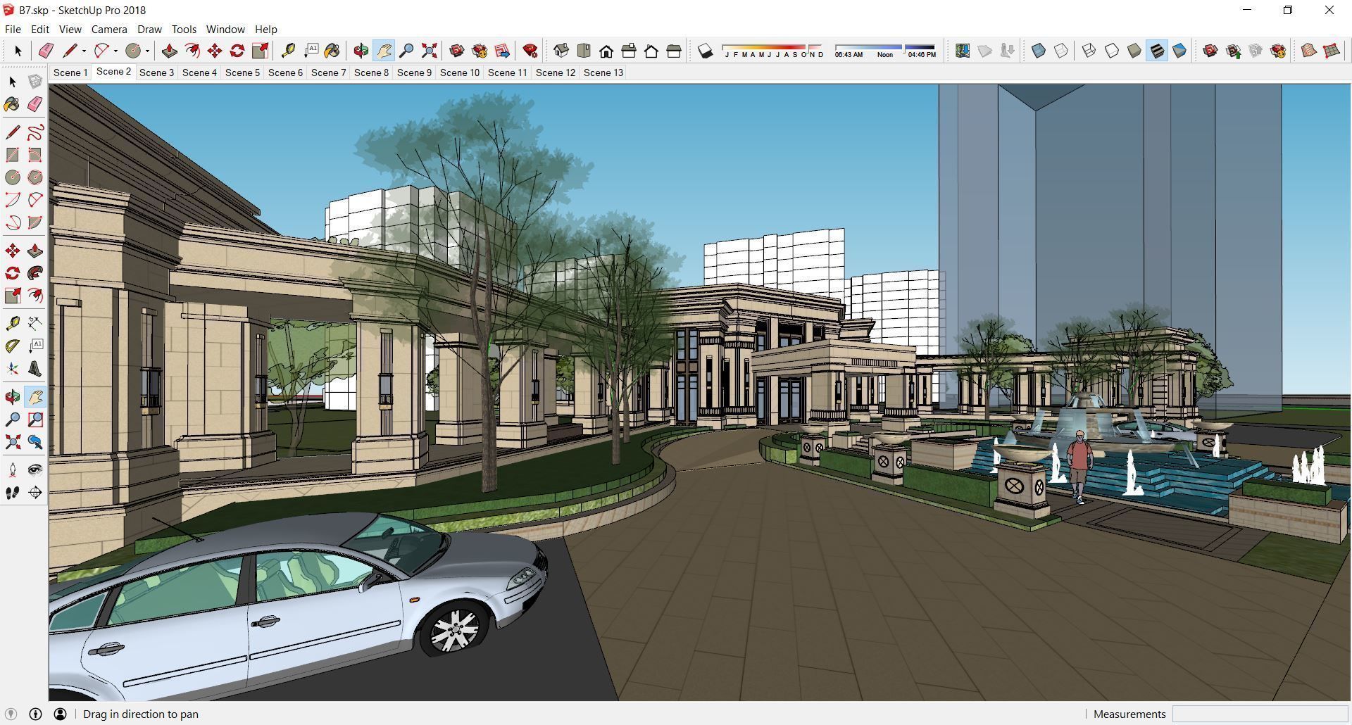 Sketchup Entrance B7 3D model_2