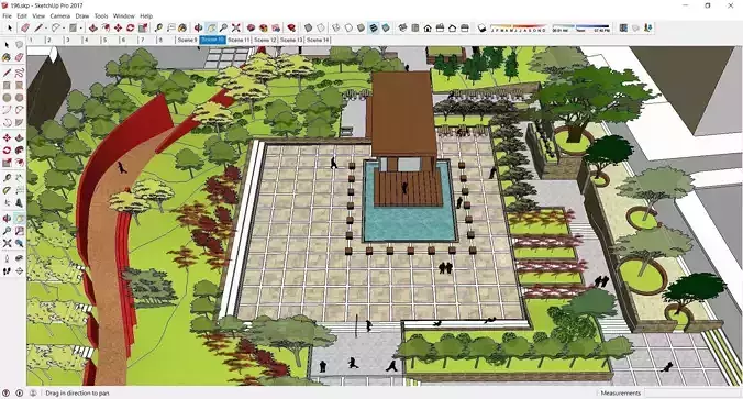 Sketchup Plaza 196