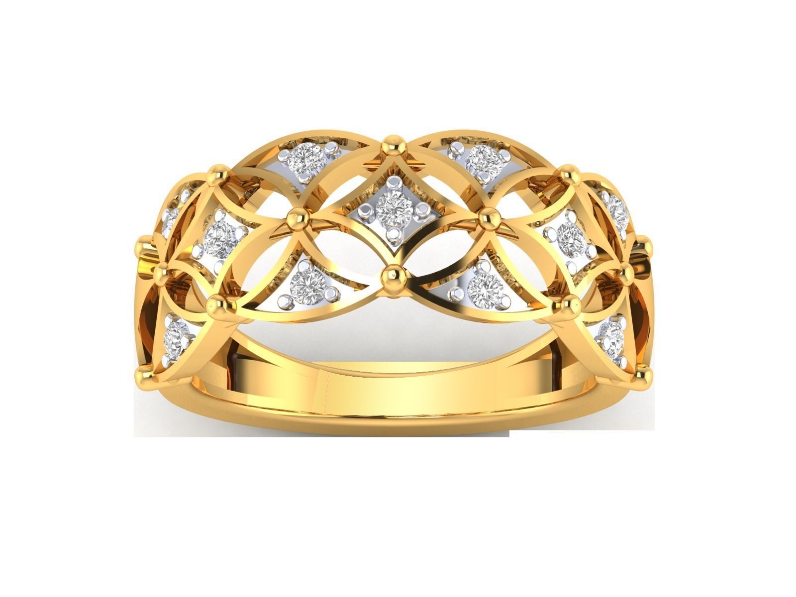 Solitaire Women Wedding Ring 3dm STl OBJ FBX Render Details 3D print model_1